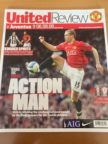 Manchester United Home Football Programmes 2008/2009 #70 - select from dropdown - Picture 24 of 53