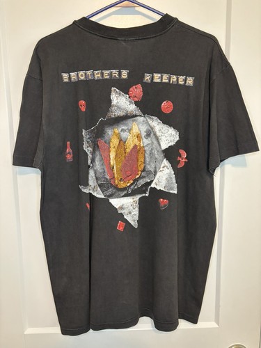 L - Vintage 90s Neville Brothers Jazz Single Stitch Shirt 21.5x28 Jazz NOLA - Picture 5 of 5