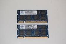 Nanya 2GB (2x1GB) 2Rx8 PC2-5300S-555-12-F1 NT1GT64U8HB0BN-3C DDR2 Memory