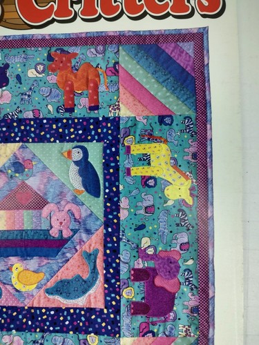 1993 Noah's Critters Quilt Patterns Booklet from House of White Birches - Picture 5 of 13