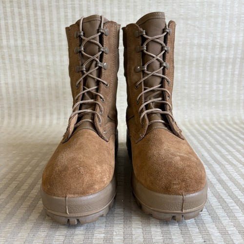 Belleville Mens 901 Jungle Tactical Combat Boots Coyote Brown Leather Size 6 R - Picture 8 of 22