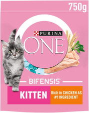 Kitten Chicken Dry Cat Food 750G 17.48 per kilo