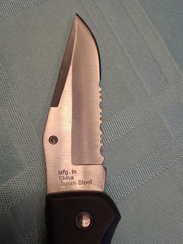 U.S. Marines Lockblade Knife with Case - Picture 6 of 15