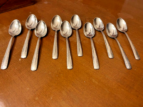 GORHAM Sterling Silver Spoons Camilla True Dinner 6” 26g 10 spoons flatware