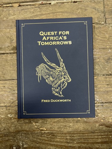 QUEST AFRICA TOMORROWS by Fred Duckworth, African Hunting SIGNED #723/1000 LTD - Picture 3 of 7