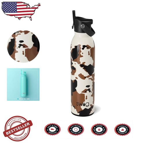 Stylish 20oz Travel Water Bottle - Insulated, Cup Holder Friendly, Hayride Color