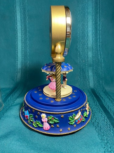 Avon Geschenksammlung 1997 Nussknacker musikalisches Jubiläum Glas Kuppel Uhr Neu im Karton - Bild 17 von 21