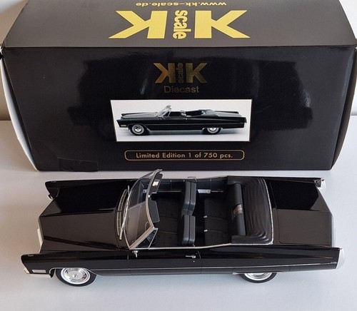 Cadillac Deville Convertible 1968 negro escala 1:18 KK KKDC 180311 1 sin BoS - Imagen 12 de 18