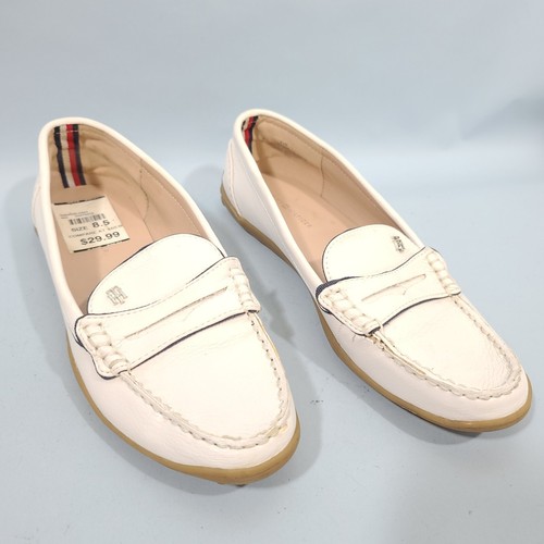 Tommy Hilfiger Damen-Loafer weiß Größe 8,5 M - Bild 5 von 10