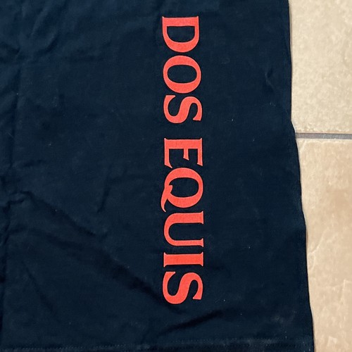 Dos Equis XX T Shirt Black Red Size L Pre Owned - Picture 7 of 9