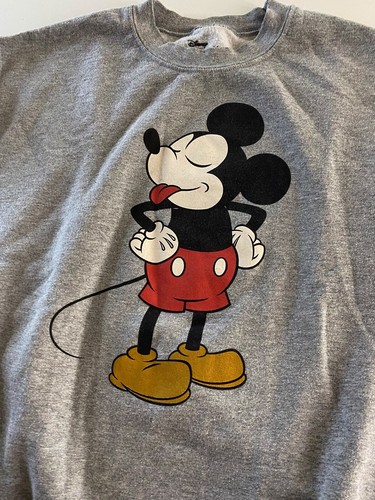 Disney Mickey Mouse Tongue Out SWEATER 