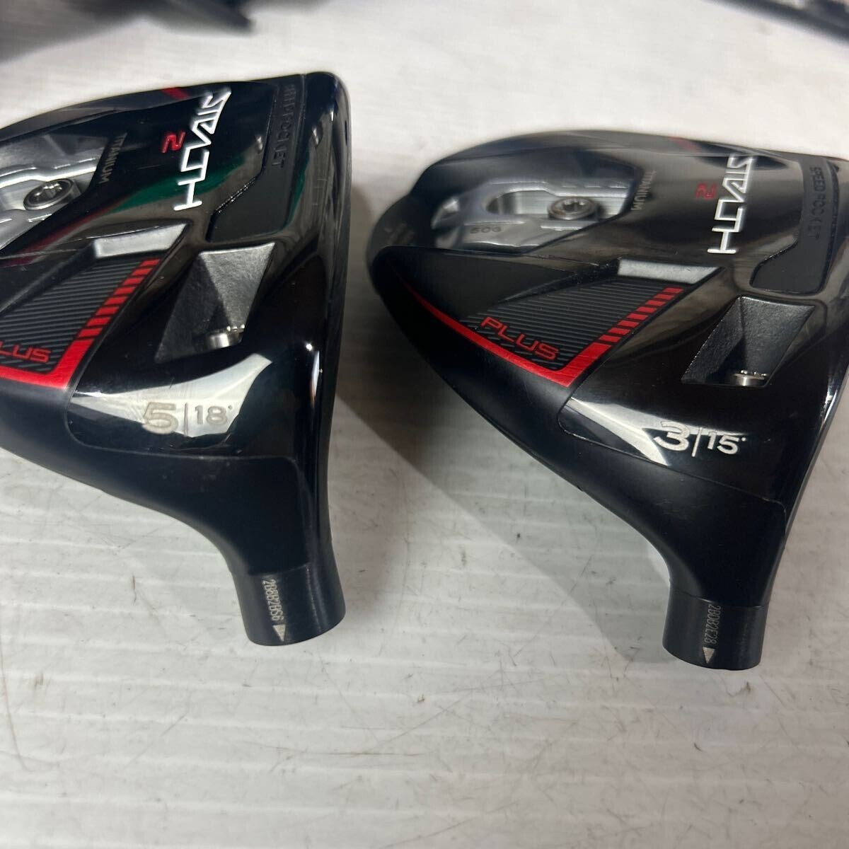 ▪️ステルス２プラス Fairway Wood 3W 15° / 5W 18° Set of 2, TaylorMade STEALTH2 PLUS+ Fairway Wood 3W-15 & 5W