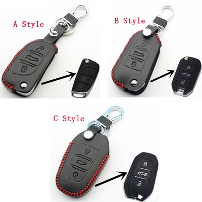 Blue Silicone key cover case for Citroen C4 C5 C3 C2 C4L Xsara Picasso Flip Key