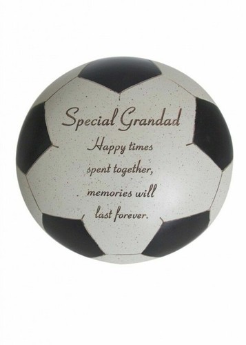 New Loved and Remebered Football Memorial Cemetery Graveside Pot - Picture 9 of 12