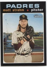 Matt Strahm  2020 Topps Heritage High Number Card #671 - DSAN DIEGO PADRES - 