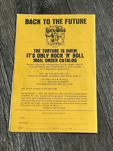 Kiss Program 6th NY Kiss Convention ACE FREHLEY Richie Scarlet 1992 Vintage Kiss - Bild 3 von 3