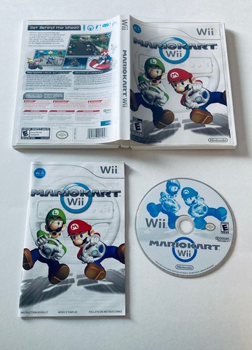 Mario Kart Wii ( Nintendo Wii  2008 ) *** Complete with Manual  *** ✅ - Picture 1 of 6