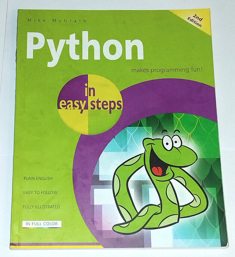 Python in einfachen Schritten, 2. Auflage - Cover Python 3.7 von Mike McGrath Buch Die