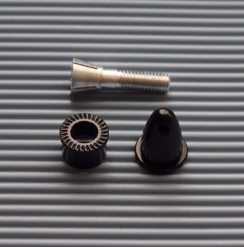 Transportador de hélice adaptador de aluminio para eje de motor de 3 mm eje negro - Imagen 2 de 2