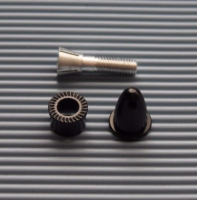 Propeller Mitnehmer Alu Adapter für 3mm Motorwelle Schaft Schwarz - Bild 2 von 2