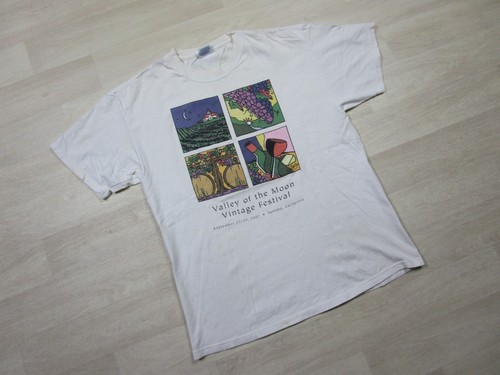 Valley of the Moon Vintage Festival T-Shirt (L) Wine Sonoma, California 2002 Y2K - Bild 3 von 13