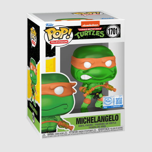 Funko Pop! Michelangelo (Translucent Green) #1701 - Picture 2 of 3