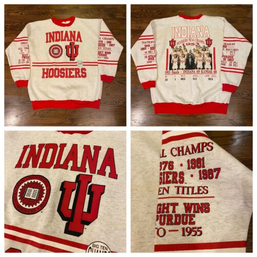 Vintage UNWORN Indiana University Hoosiers Sweatsh