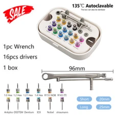 Dental Implant Restoration Tool Kit Universal Torque Screwdrivers Wrench Drivers