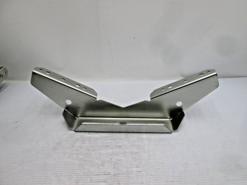 (4) Pontoon Wing Brackets Bunk Bolster Boat Pontoon Trailer V Wing Brackets - Picture 3 of 5
