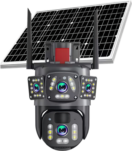 Dual Camera WIFI Solar Camera Wireless Security Outdoor Battery PTZ CCTV Home - Picture 18 of 18