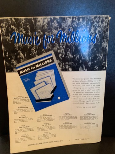 Music for Millions Volume 2 World Famous Songs 1947 - Foto 2 di 5