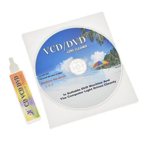 CD DVD VCD Players Cleaning Fluid Lens Laser Computer Light Drives Cleanly Kit - Picture 3 of 7