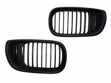 Grill Sport Kühlergrill Nieren Black SCHWARZ passend für BMW 3er E46 Bj. 01-05