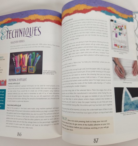 Laurel Burch Quilt Book Kindred Creatures 12 Projects with Carlotta Cat Pattern - Picture 9 of 9