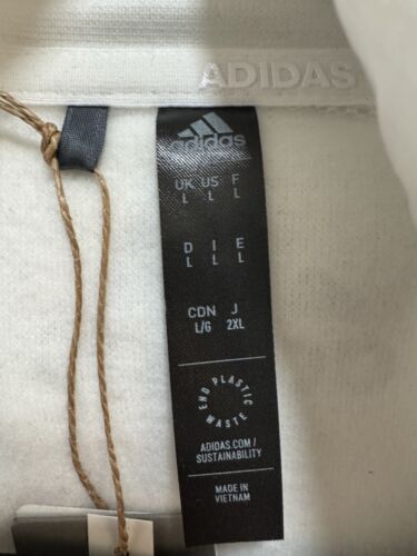 Adidas Men's Cold.RDY White Golf Hoodie - Size Large (HF6510) 0189 - Picture 3 of 4