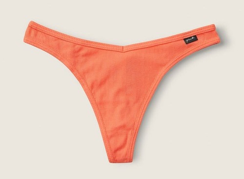NEW Victoria Secret PINK Ribbed Cotton Thong - You Pick Panty - XL - Picture 34 of 100