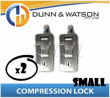 Small Chrome Compression Lock / Handle / Latch (Pop Omega Trailer Canopy ) x2
