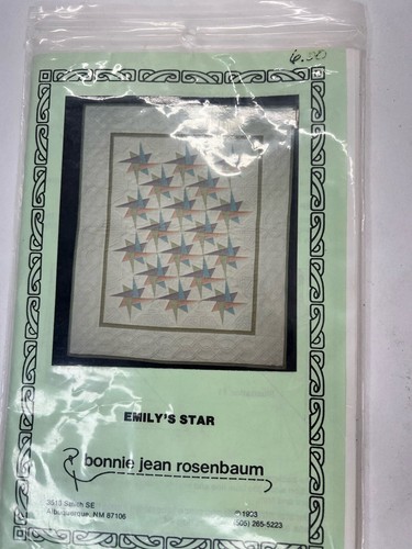 Quilt Instructions Patterns Vintage Lot of 2 All Gods Creatures And Emily’s Star - Picture 6 of 8