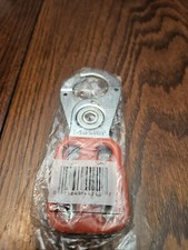 Master Lock Jaw Clearance Steel Lockout Hasp Vinyl Coated Handle 421 1-1/2"