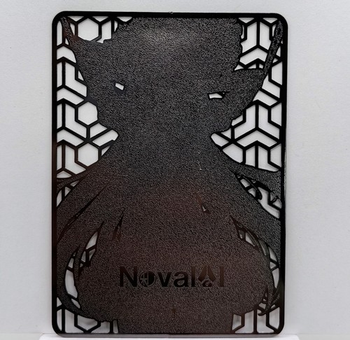 Goddess Story Bondage Girls Anime Waifu Bishoujo Hollow Out Embossed Metal Card - Bild 2 von 3