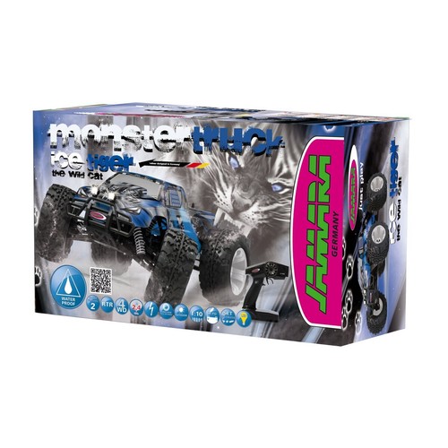 Jamara Tiger Ice Monstertruck BL 4WD 1:10 Lipo 2,4GHz mit LED Speedregler 60A - Bild 2 von 8