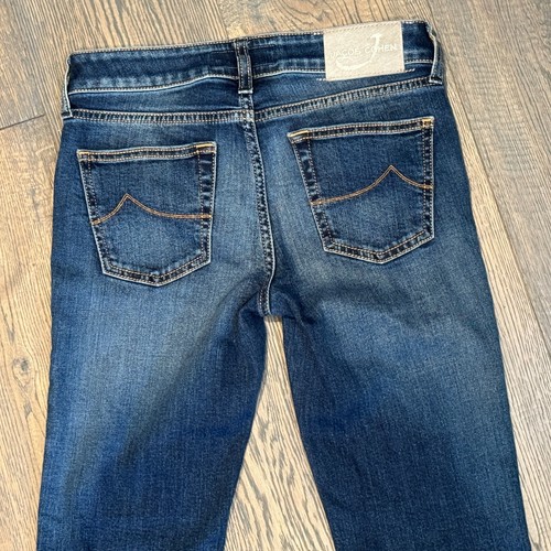 Jacob Cohen Slim Jeans Size 26 Medium Wash Rare Luxury Denim Made in Italy PW711 - Picture 8 of 15