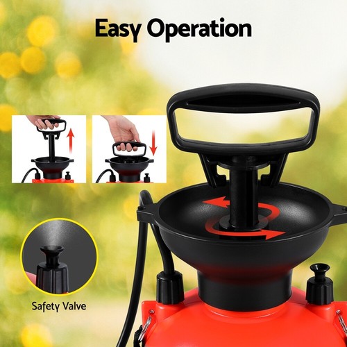 7L Weed Sprayer Weed Preventers Garden Spray Backpack Shoulder Pressure Sprayer - Picture 2 of 6