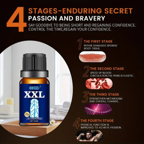 Men Penis Enlarger & Penis Growth Oil Faster Enhancement Enlargement US - Picture 10 of 11