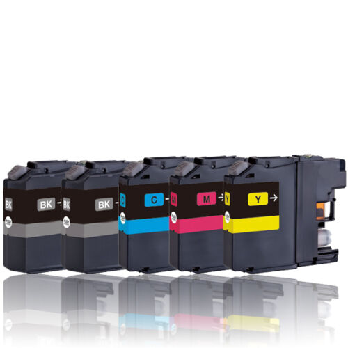 5 Drucker Patronen kompatibel für BROTHER LC221BK LC221C LC221M LC221Y - Afbeelding 1 van 1