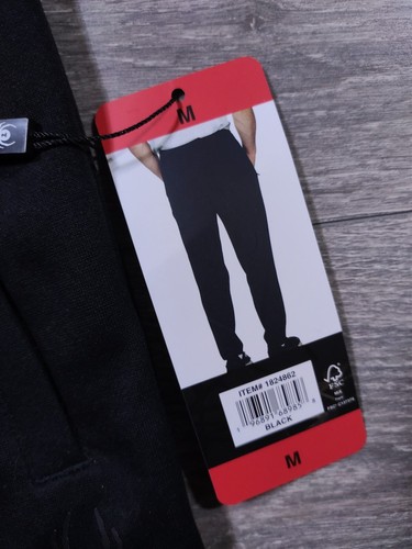 Spyder Joggers Adult Medium Black Active Sport Gym Bottoms Proweb Mens - Picture 3 of 8