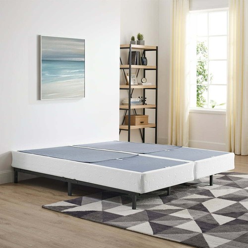 Platform King Size Heavy Duty Metal Steel Bed Frame Mattress Foundation NEW - Picture 10 of 12