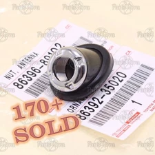 OEM Toyota 4RUNNER Antenna Ornament Bezel & Mounting Nut 8639689102 & 8639235020