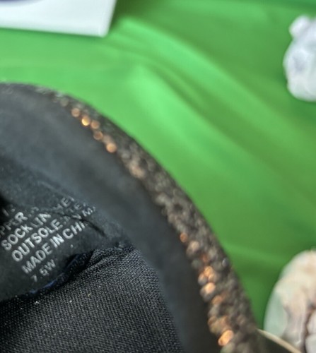 Joy Performance Comfort Leder Sneaker schwarz/weiß glitzernd 7,5 WEIT NEU - Bild 9 von 11