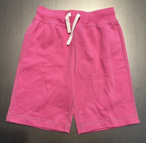 NWT Hanna Andersson 120 (6-7) Bright Basics Pink  French Terry Sweat Shorts - Picture 1 of 6
